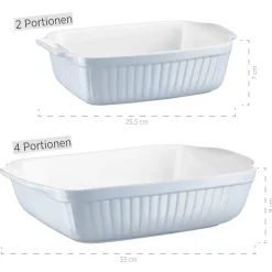 Auflaufform 2er Set