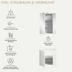 Badkombi.inkl. Beleuchtung