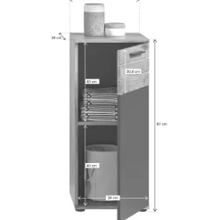 Badstandschrank