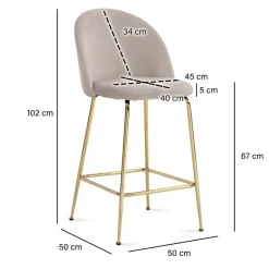 Barhocker 2er-Set