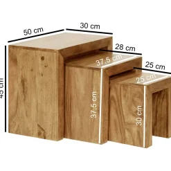 Beistelltisch 3er Set