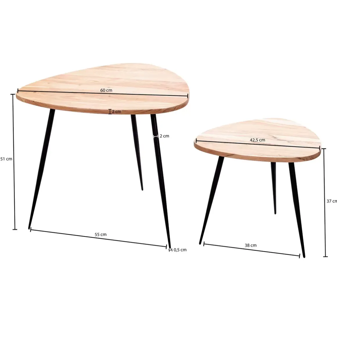 Beistelltisch 2er-Set