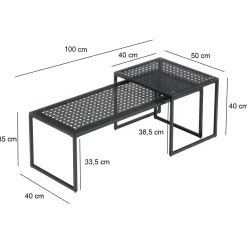 Beistelltisch 2er-Set