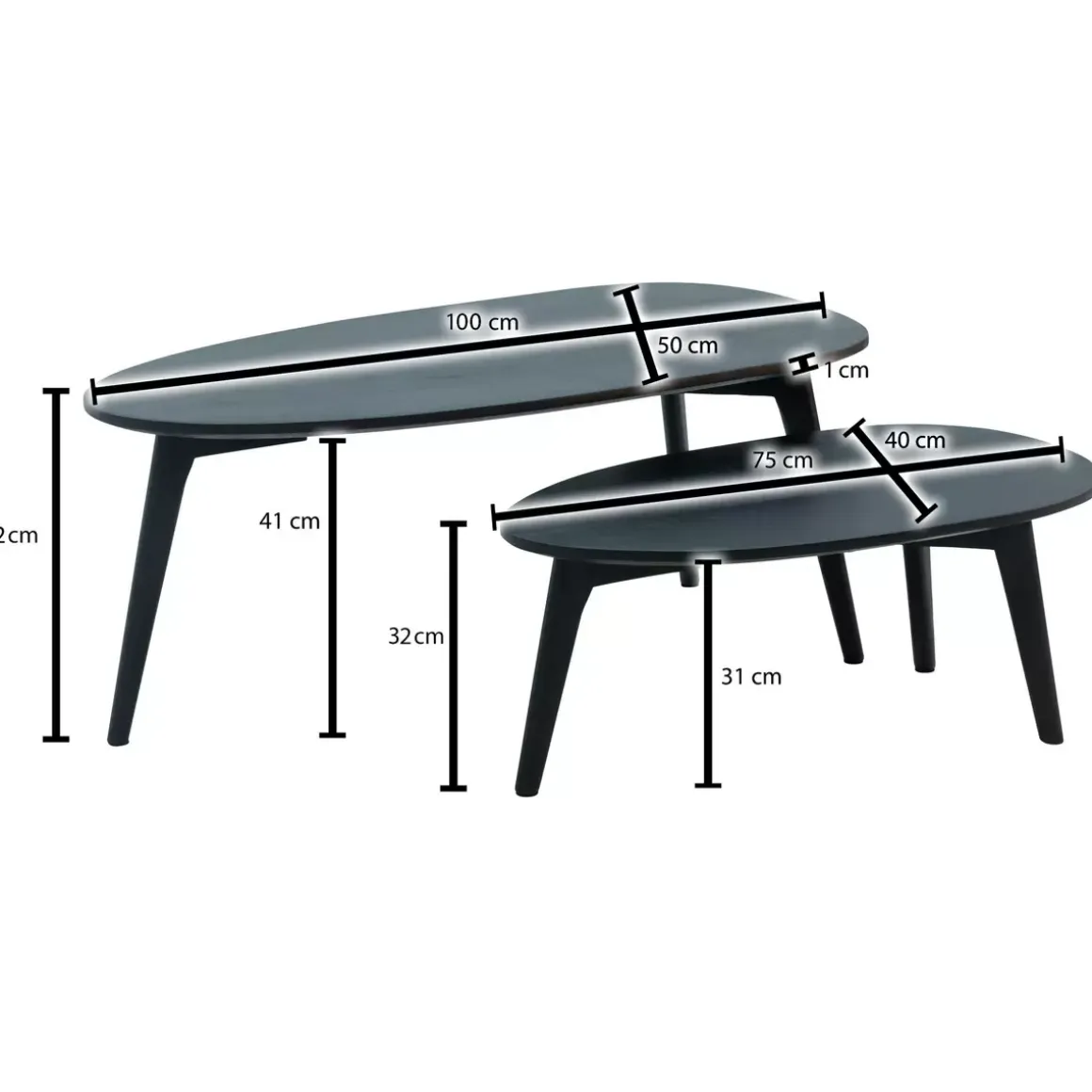 Beistelltisch 2er-Set