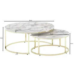 Couchtisch 2er-Set