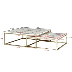 Couchtisch 2er-Set