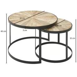 Couchtisch 2er-Set
