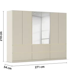 Drehtürenschrank 6trg.