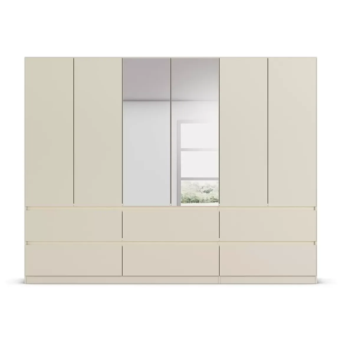Drehtürenschrank 6trg.