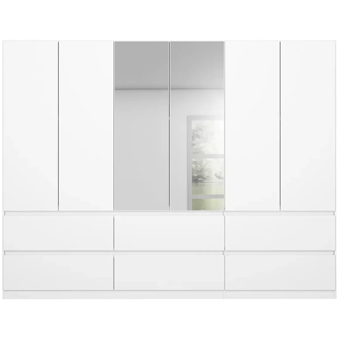 Drehtürenschrank 6-türig