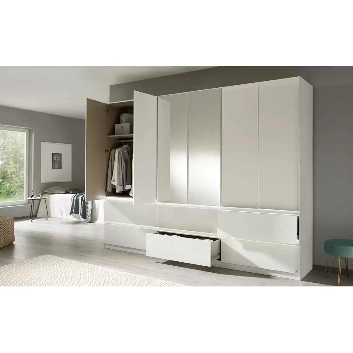 Drehtürenschrank 6-türig