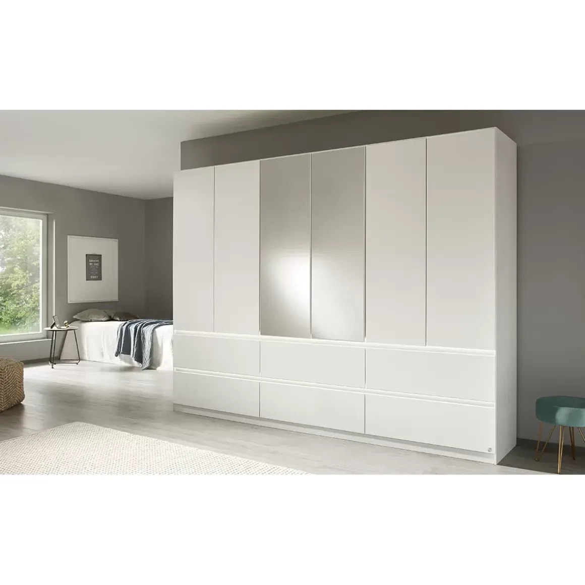 Drehtürenschrank 6-türig