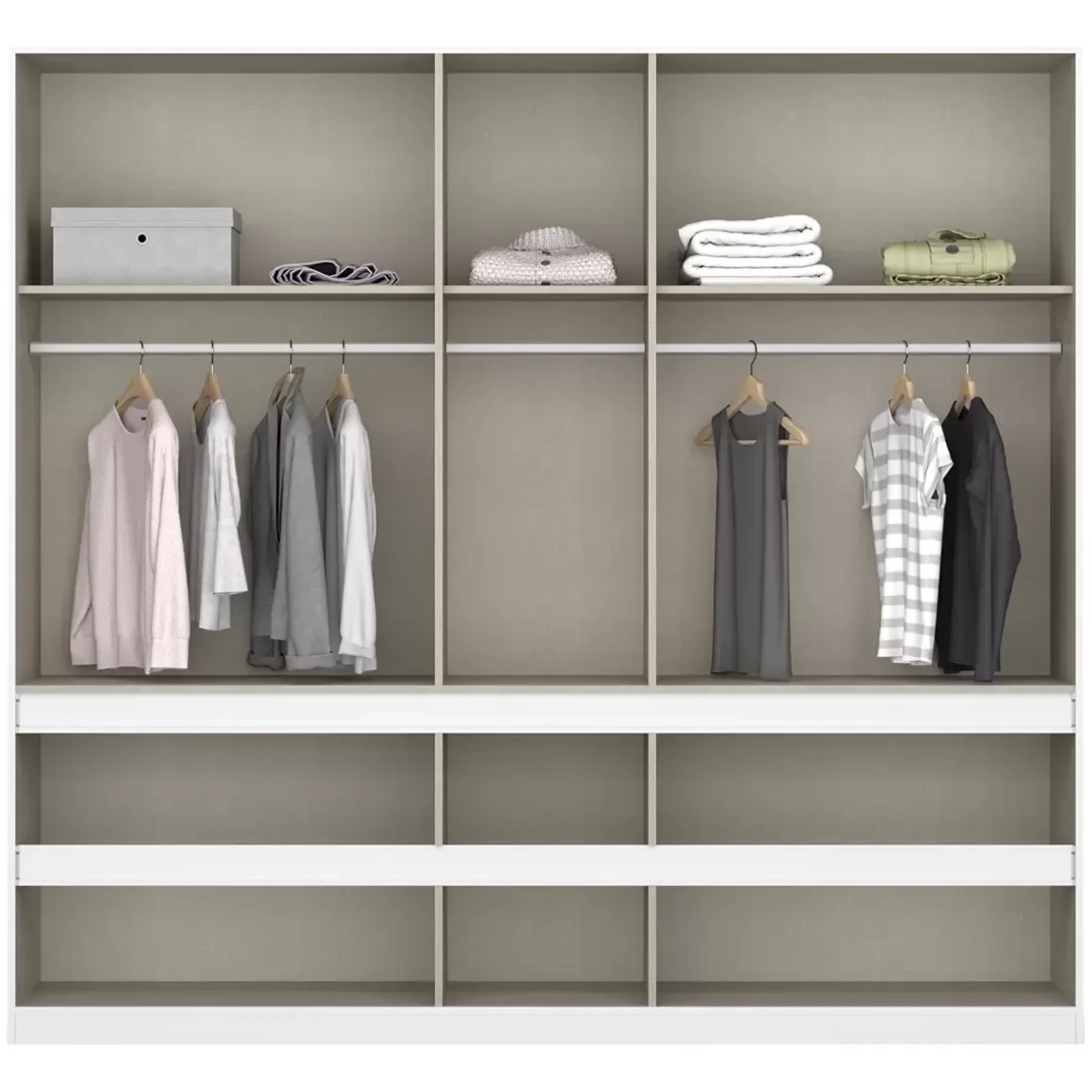 Drehtürenschrank 5-türig
