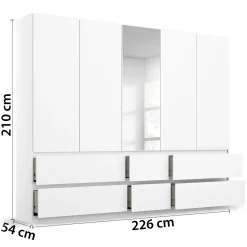 Drehtürenschrank 5-türig