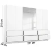 Drehtürenschrank 6-türig