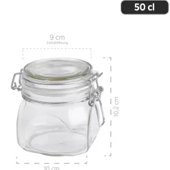 Einmachglas mit Deckel 6er Set