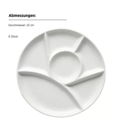 Foundueteller 6-teilig