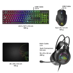Gaming-Set 4-in-1