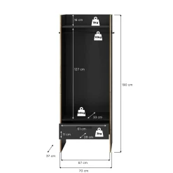 Garderobenschrank