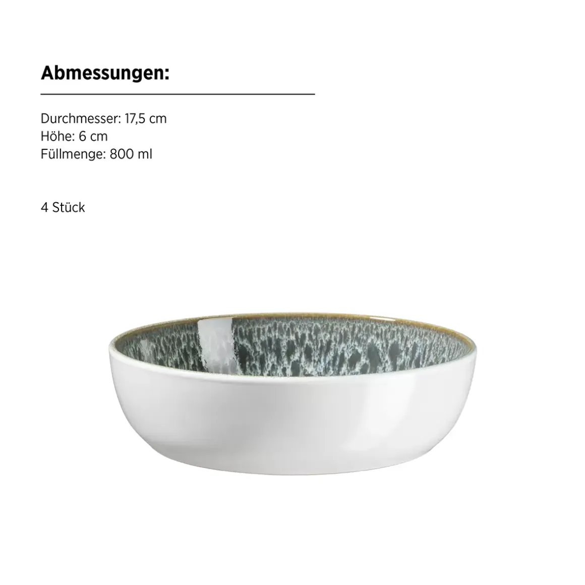 Geschirrset 16tlg. Malea