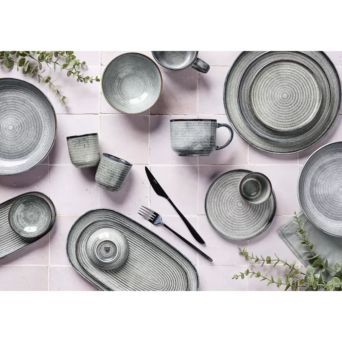 Geschirr-Set ZEN Natur