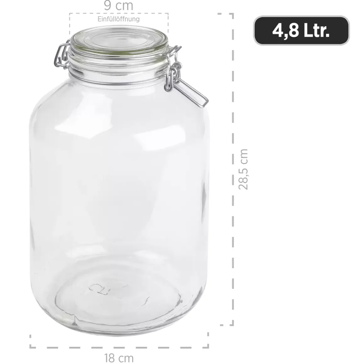 Gurkenglas m. Deckel 2er Set