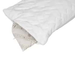 Hirsekissen mit Frottee-Bezug
