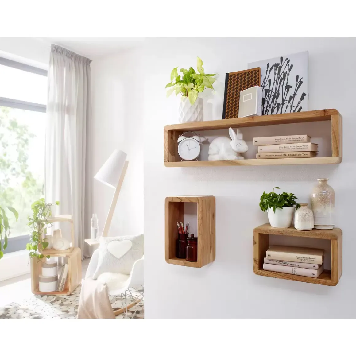 Hängeregal Cubes 3er Set