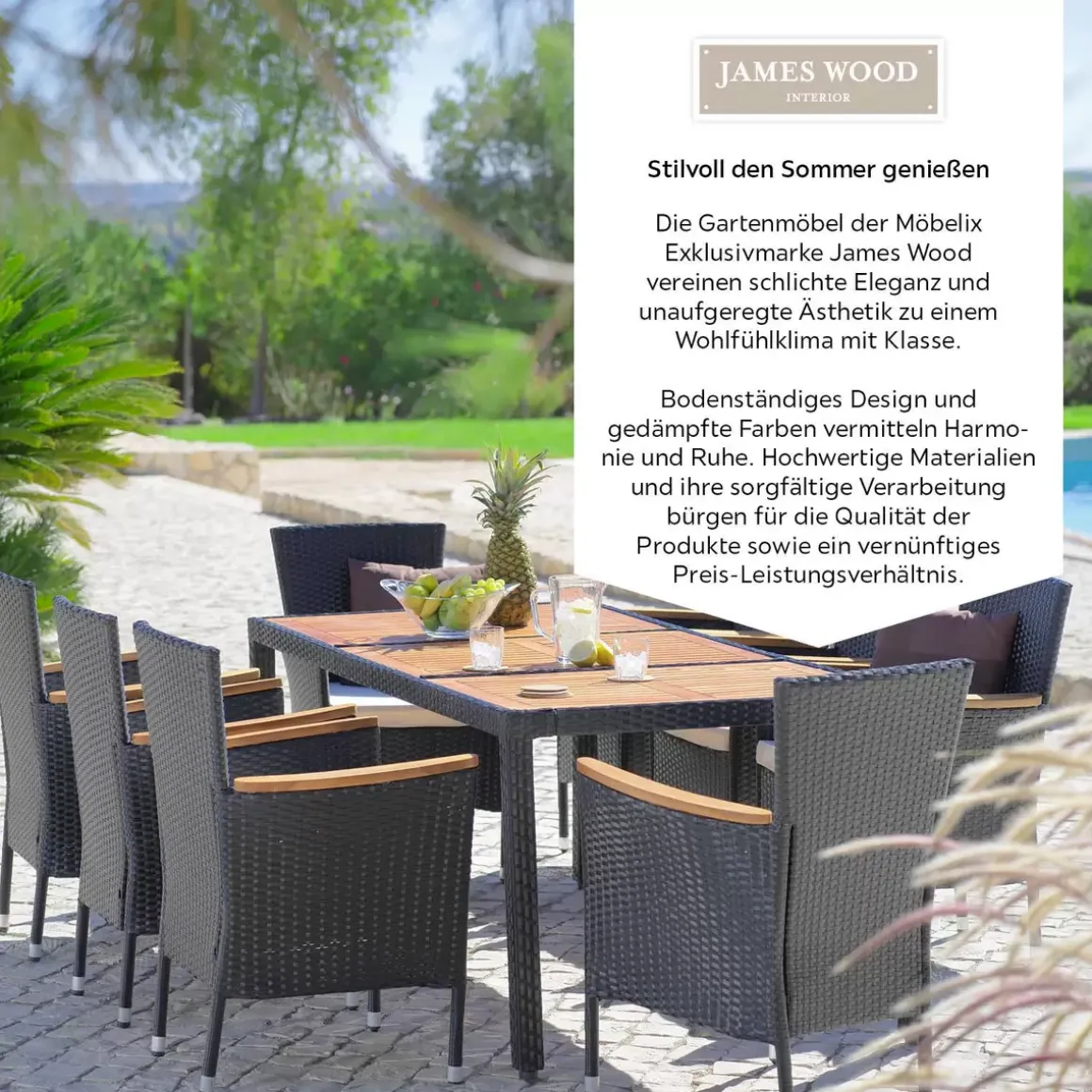 James Wood Gartengarnitur
