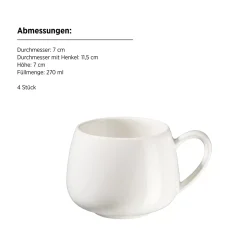 Kaffeeobere 4tlg Taya