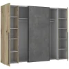 Kleiderschrank 4trg.