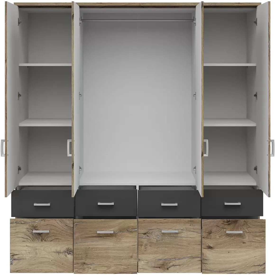 Kleiderschrank 4trg.