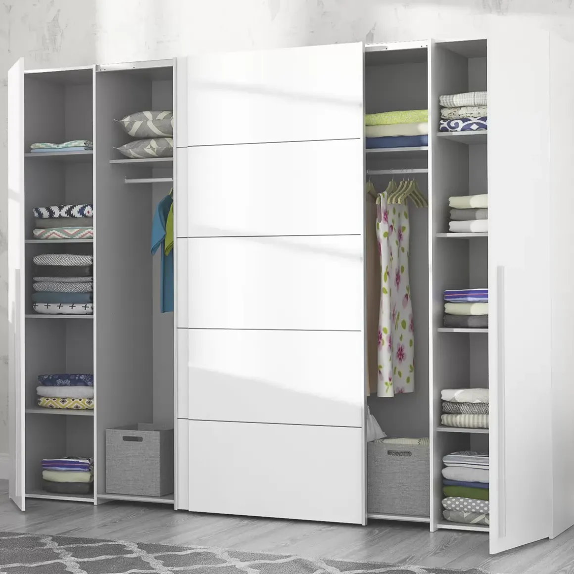 Kleiderschrank 4trg.