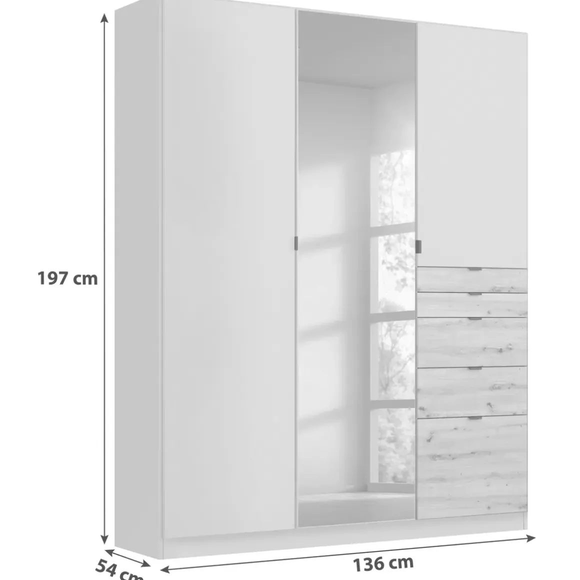 Kleiderschrank 3trg.