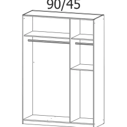 Kleiderschrank 3trg.