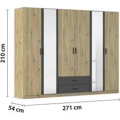 Kleiderschrank 6trg.