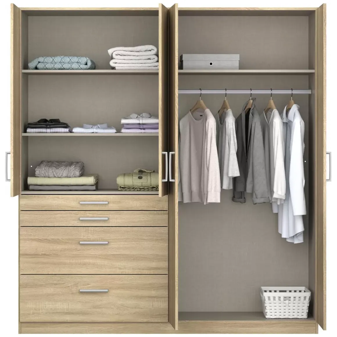Kleiderschrank 4trg.