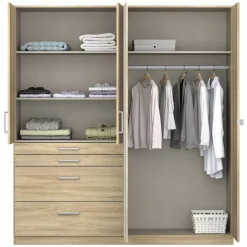 Kleiderschrank 4trg.