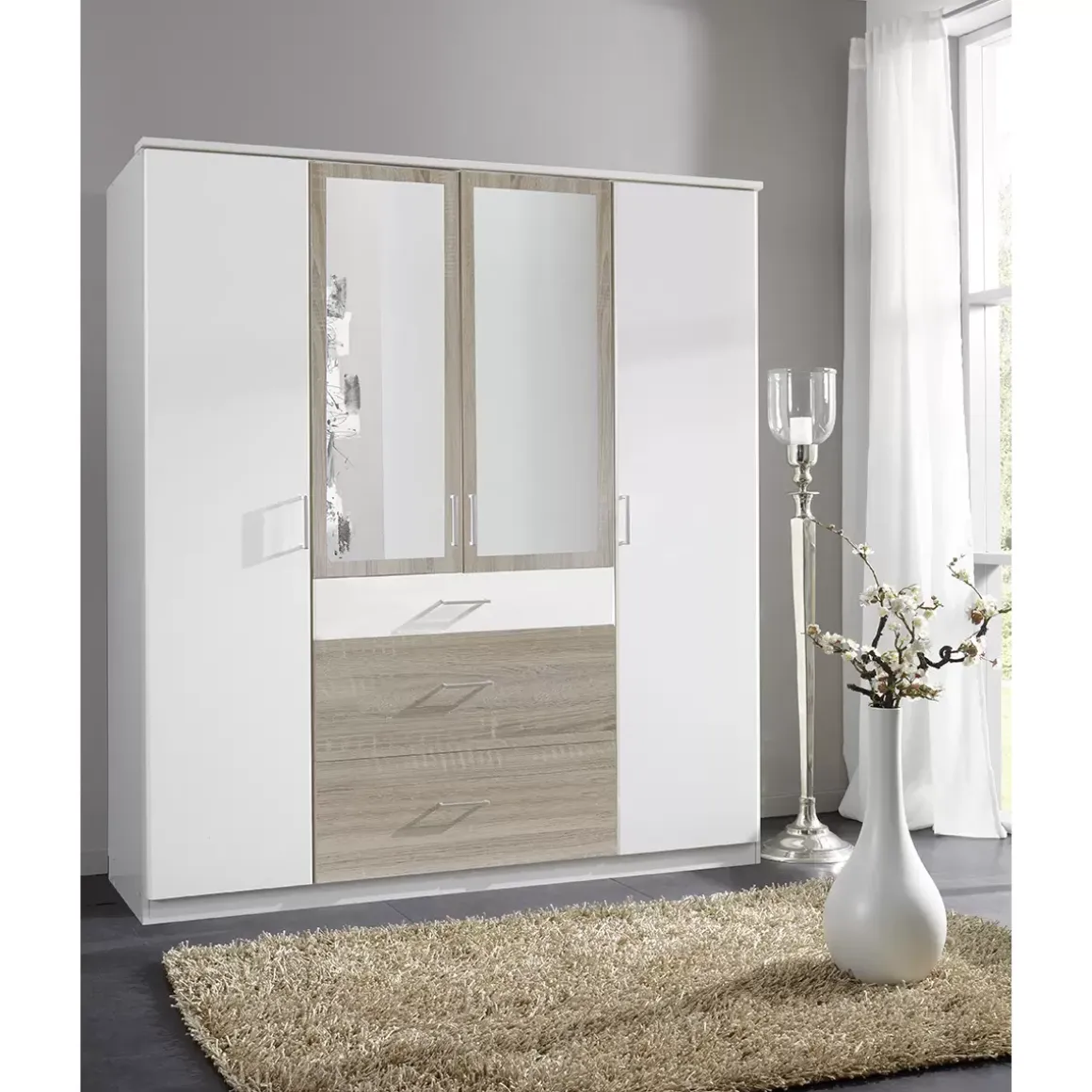 Kleiderschrank 4trg.