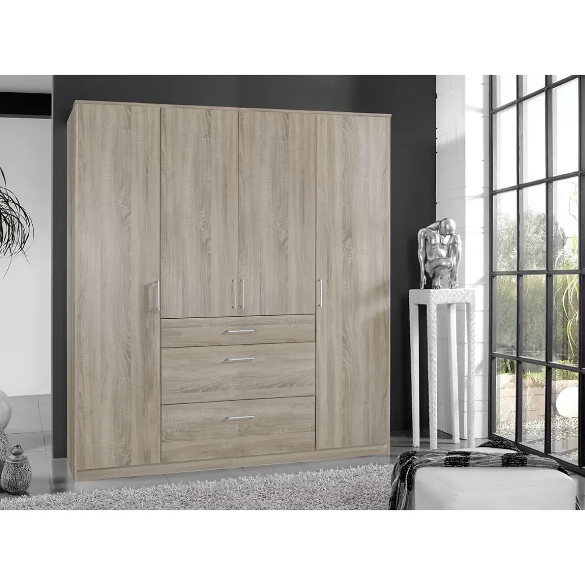 Kleiderschrank 4trg.