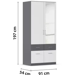 Kleiderschrank 2-türig