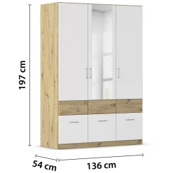 Kleiderschrank 3-türig