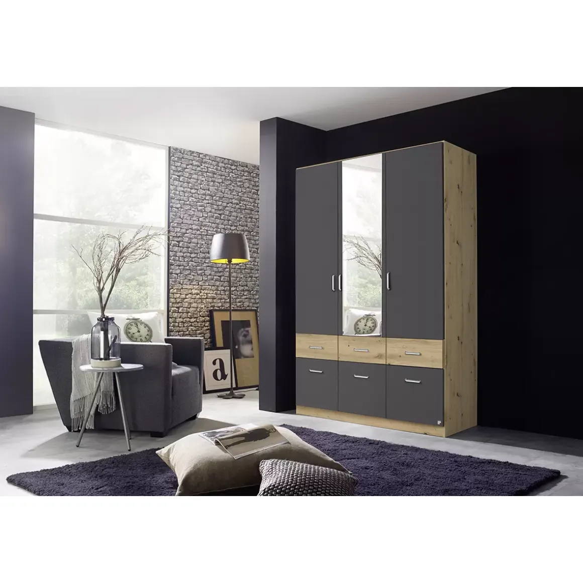 Kleiderschrank 3-türig