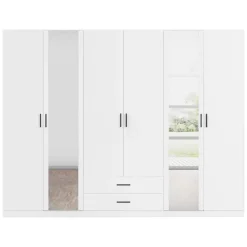 Kleiderschrank 6-türig