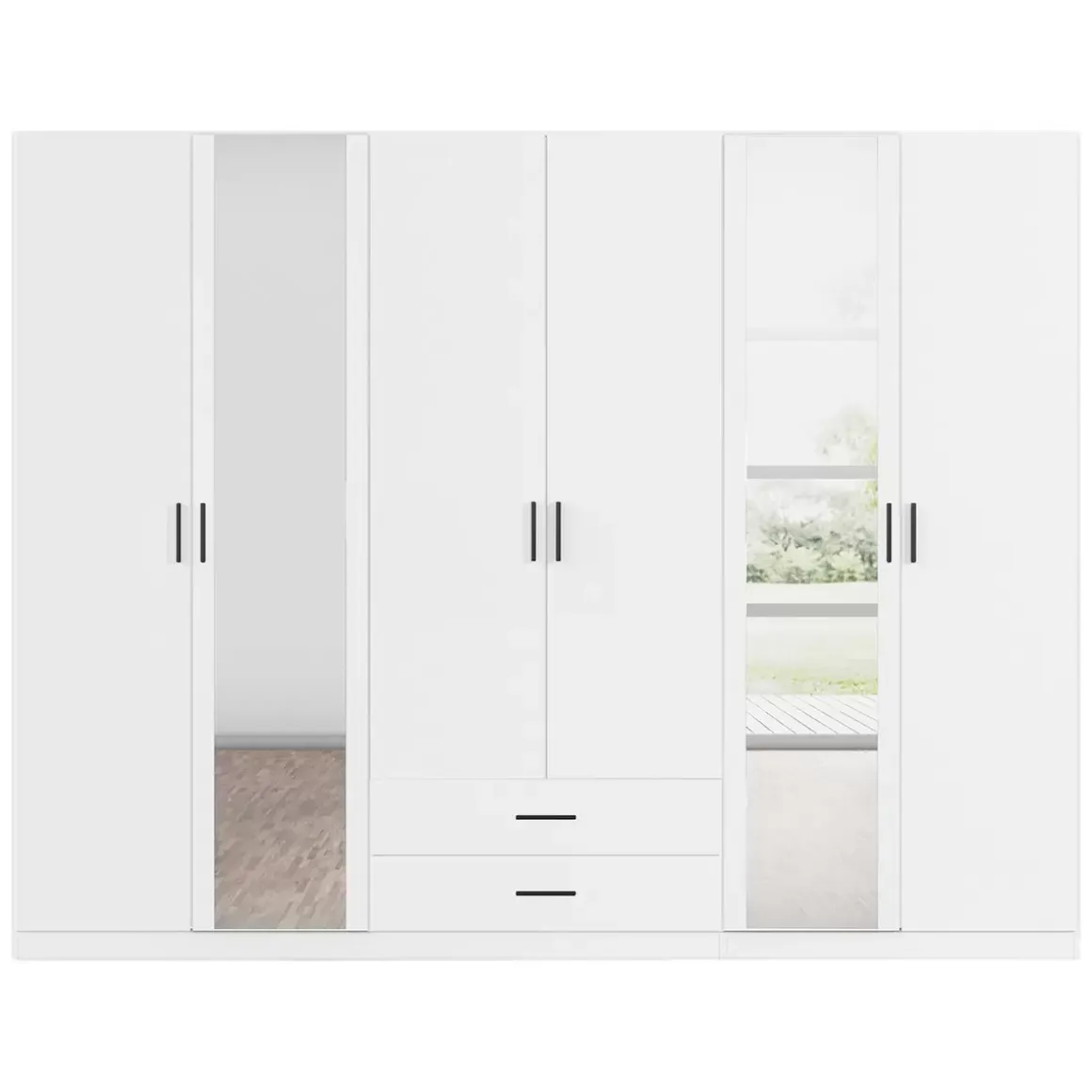 Kleiderschrank 6-türig
