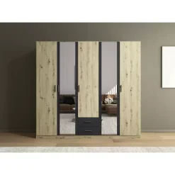 Kleiderschrank 5-türig
