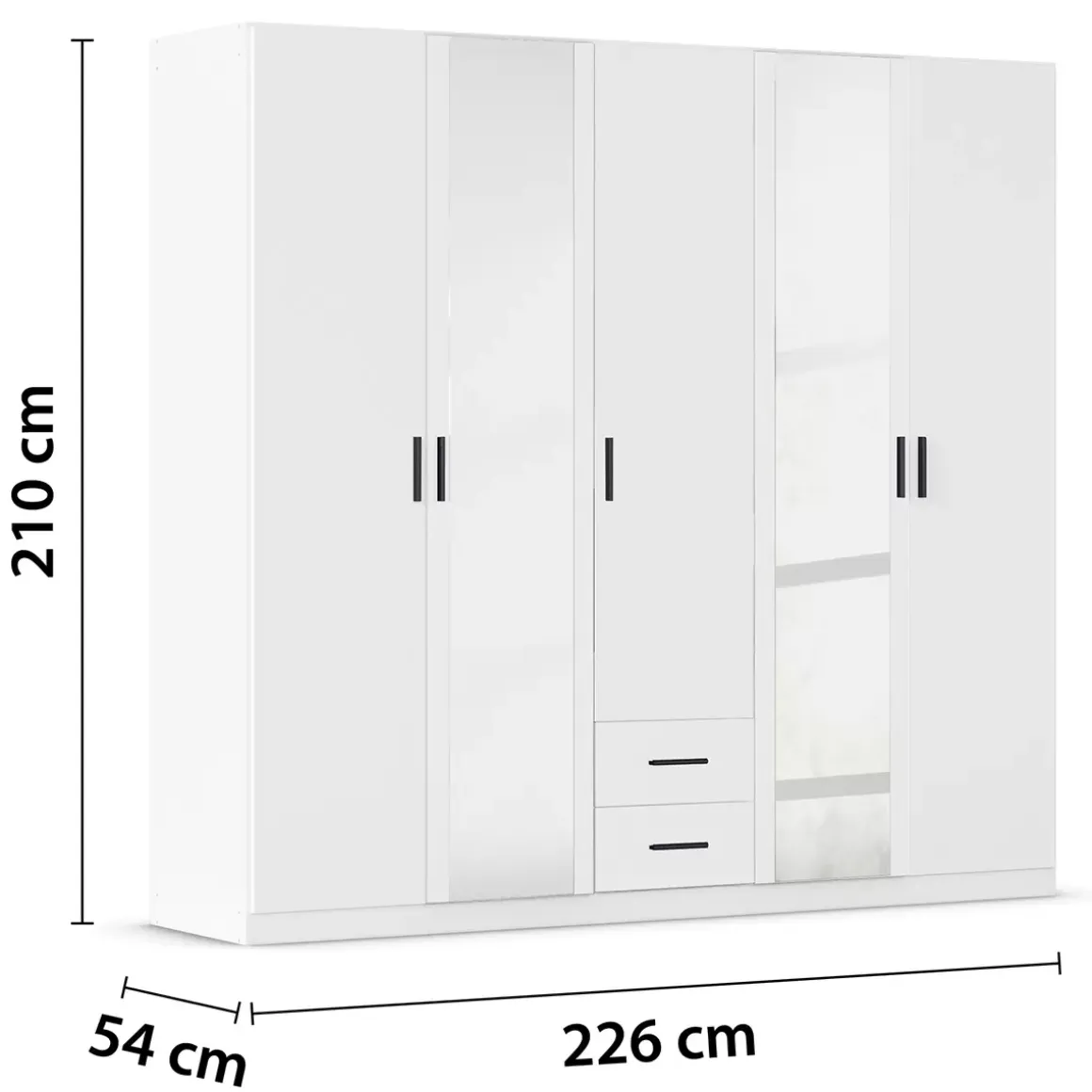 Kleiderschrank 5-türig