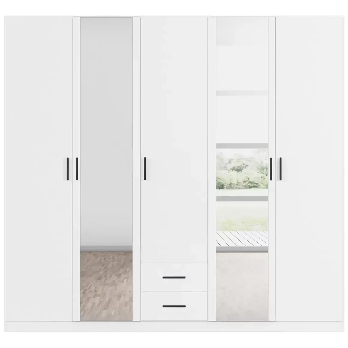 Kleiderschrank 5-türig