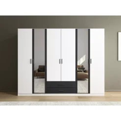 Kleiderschrank 6-türig