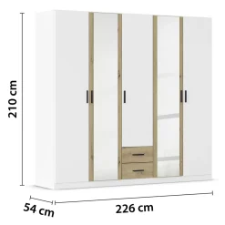 Kleiderschrank 5-türig